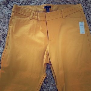 Trendy Gap brand gold/ yellow colored crop pant